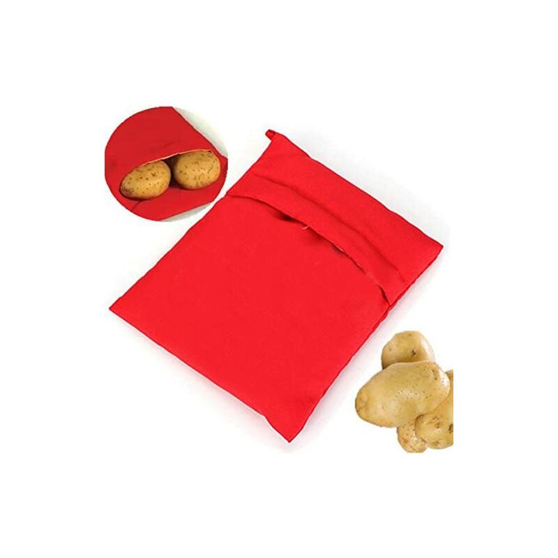 2pcs Potato Express Potato Bag Herramienta de cocina Potato Microondas Bolsa Microondas Bolsa para hornear Tortillas Maíz en la mazorca Express barato