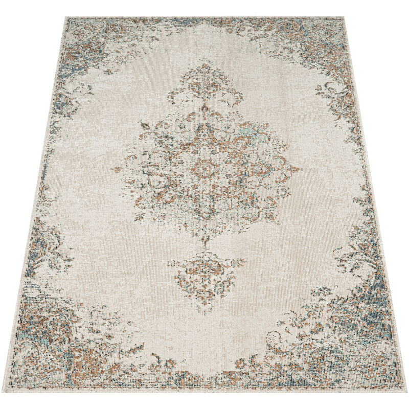 Alfombra Salon De Habitacion Cocina Terraza Vintage Oriental Beige Crema 160x230 cm - Paco Home barato