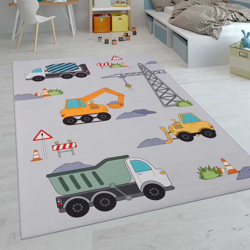 Alfombras Infantiles Juego Pelo Corto Habitación Coloridas En Diferentes Diseños 100x200 cm