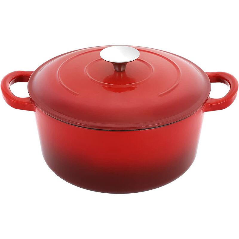 BAMNY Olla de Hierro Fundido Ø 24 Cm