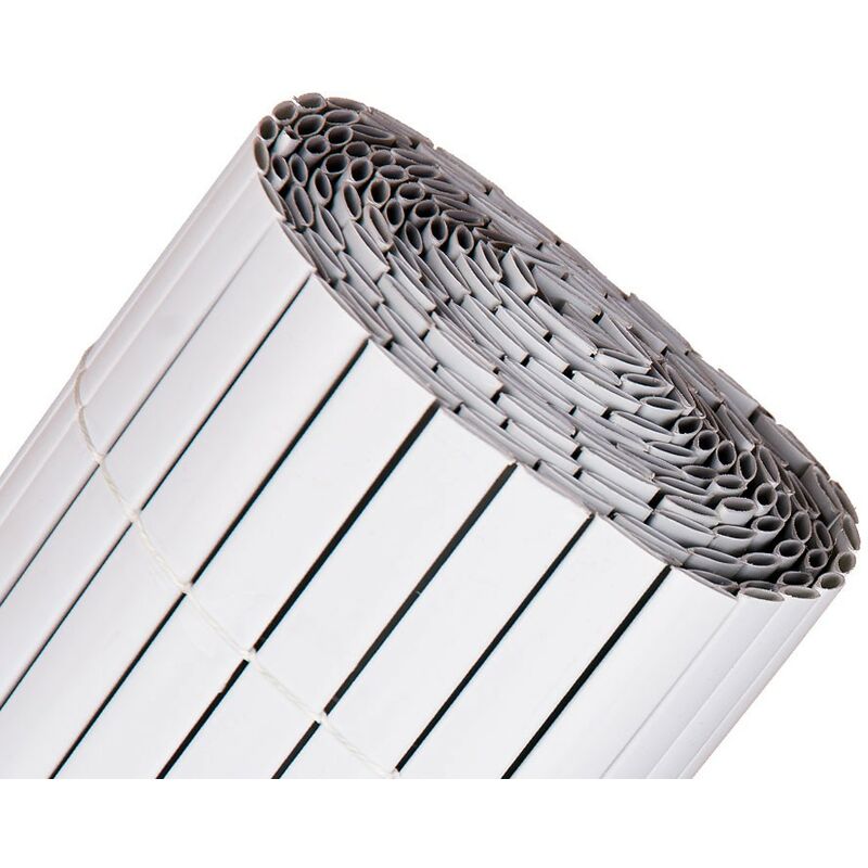 Cañizo pvc Doble Cara Blanco. 5 metros. 2x5m barato