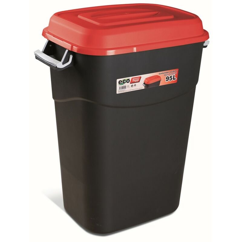Contenedor residuos 95L asas y tapa barato