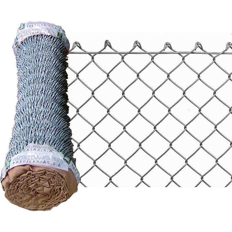 Enrejado galvanizado simple torsión - 14x50 mm - 150 cm - 25 m barato