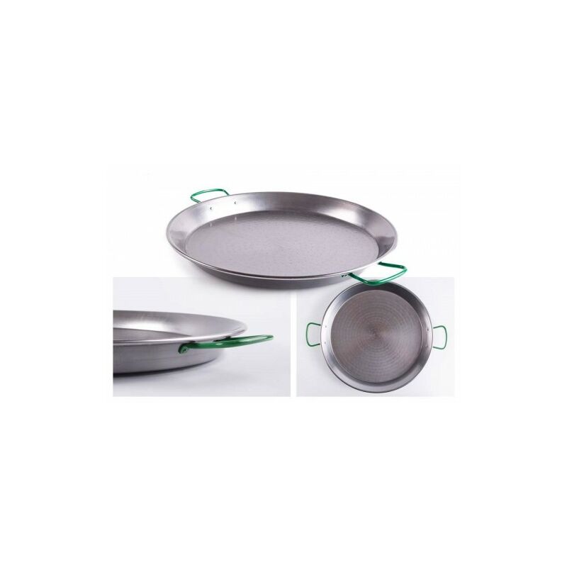 Paellera de acero pulido de 80 cm. Belseher barato