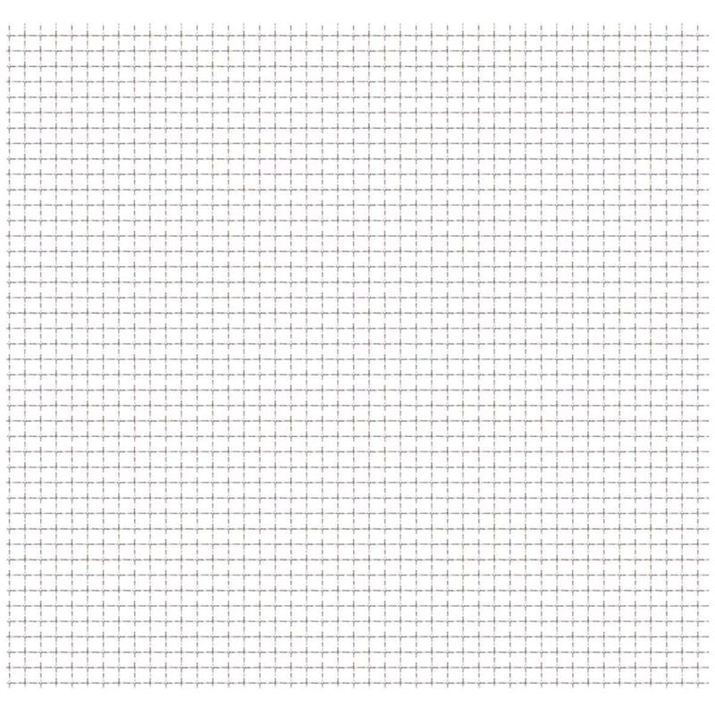 Panel de malla alambre rizado acero inox. 100x85 cm 11x11x2 mm vidaXL - Plateado barato