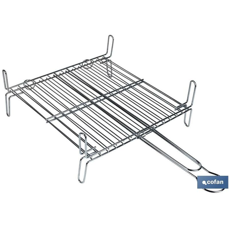 Parrilla doble zincado 40X40cm barato