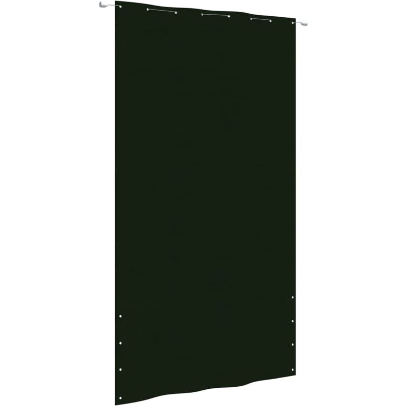 Toldo pantalla para balcón tela oxford verde oscuro 160x240 cm Vidaxl Verde barato