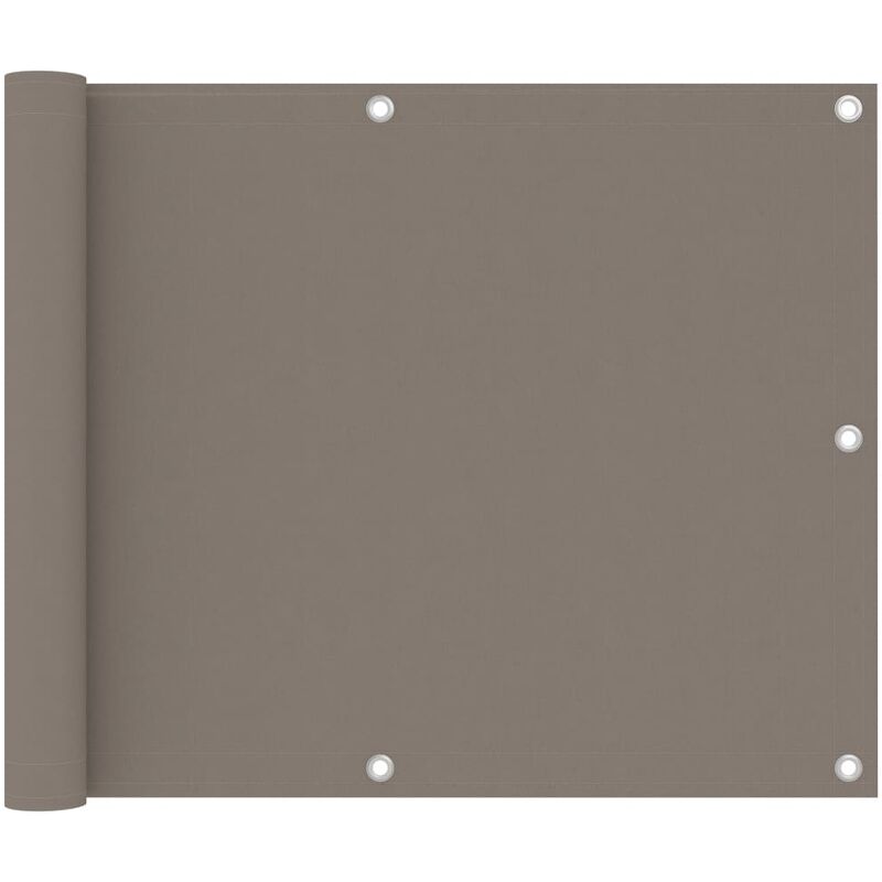 Vidaxl - Toldo para balcón de tela Oxford gris taupe 75x300 cm Gris Topo barato