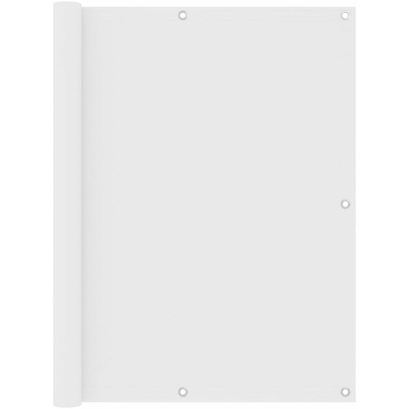 Vidaxl - Toldo para balcón tela oxford blanco 120x300 cm Blanco barato